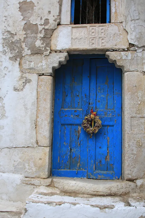 Blue door