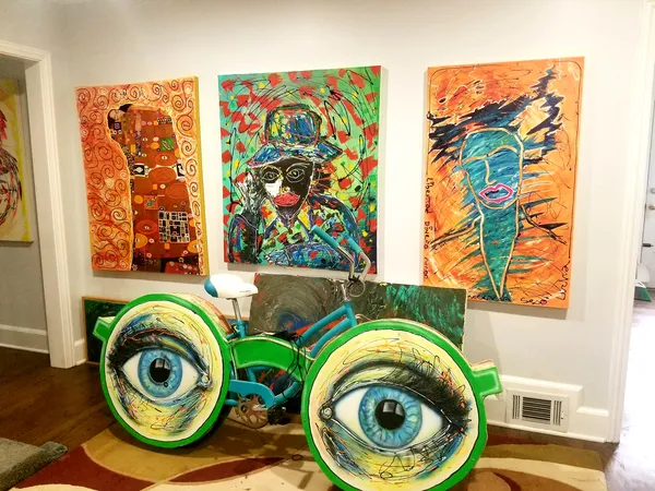 Paintings & The Eye Bicycle